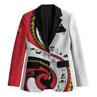 Papua New Guinea Independence Blazer Special Style White Version LT05 Unisex White - Polynesian Pride