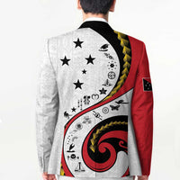Papua New Guinea Independence Blazer Special Style White Version LT05 - Polynesian Pride
