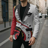 Papua New Guinea Independence Blazer Special Style White Version LT05 - Polynesian Pride