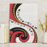 Papua New Guinea Independence Canvas Wall Art Special Style White Version LT05 Without Frame White - Polynesian Pride