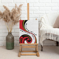 Papua New Guinea Independence Canvas Wall Art Special Style White Version LT05 - Polynesian Pride
