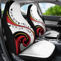 Papua New Guinea Independence Car Seat Cover Special Style White Version LT05 - Polynesian Pride