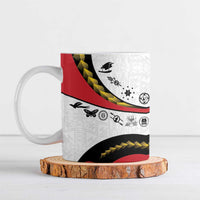 Papua New Guinea Independence Ceramic Mug Special Style White Version LT05 White - Polynesian Pride