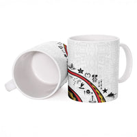 Papua New Guinea Independence Ceramic Mug Special Style White Version LT05 - Polynesian Pride