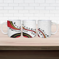 Papua New Guinea Independence Ceramic Mug Special Style White Version LT05 - Polynesian Pride