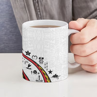 Papua New Guinea Independence Ceramic Mug Special Style White Version LT05 - Polynesian Pride