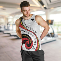Papua New Guinea Independence Men Tank Top Special Style White Version LT05 White - Polynesian Pride