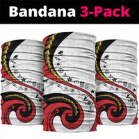 Papua New Guinea Independence Neck Gaiter Special Style White Version LT05 package One Size: 25*50cm White - Polynesian Pride