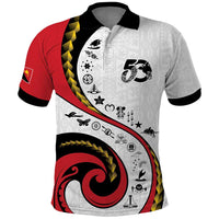 Papua New Guinea Independence Polo Shirt Special Style White Version LT05 White - Polynesian Pride