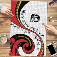 Papua New Guinea Independence Puzzle Special Style White Version LT05 White - Polynesian Pride