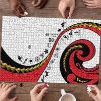 Papua New Guinea Independence Puzzle Special Style White Version LT05 - Polynesian Pride