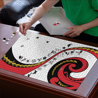 Papua New Guinea Independence Puzzle Special Style White Version LT05 - Polynesian Pride