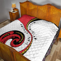 Papua New Guinea Independence Quilt Special Style White Version LT05 - Polynesian Pride