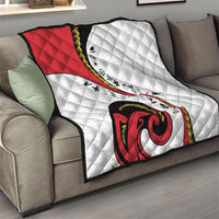 Papua New Guinea Independence Quilt Special Style White Version LT05 - Polynesian Pride