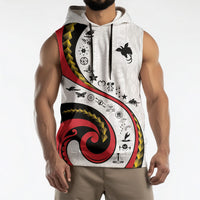 Papua New Guinea Independence Sleeveless Hoodie Special Style White Version LT05 - Polynesian Pride