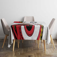 Papua New Guinea Independence Tablecloth Special Style White Version LT05 - Polynesian Pride