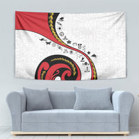 Papua New Guinea Independence Tapestry Special Style White Version LT05 - Polynesian Pride