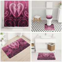Aotearoa Breast Cancer Bathroom Set Maori Tribal Pattern LT05 - Polynesian Pride