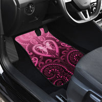 Aotearoa Breast Cancer Car Mats Maori Tribal Pattern LT05 - Polynesian Pride