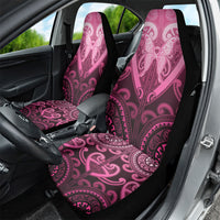 Aotearoa Breast Cancer Car Seat Cover Maori Tribal Pattern LT05 - Polynesian Pride