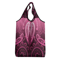 Aotearoa Breast Cancer Grocery Bag Maori Tribal Pattern LT05 - Polynesian Pride