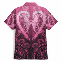 Aotearoa Breast Cancer Hawaiian Shirt Maori Tribal Pattern LT05 - Polynesian Pride