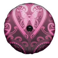 Aotearoa Breast Cancer Spare Tire Cover Maori Tribal Pattern LT05 - Polynesian Pride