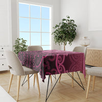 Aotearoa Breast Cancer Tablecloth Maori Tribal Pattern LT05 - Polynesian Pride