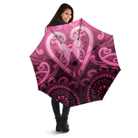 Aotearoa Breast Cancer Umbrella Maori Tribal Pattern LT05 - Polynesian Pride