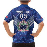 Toa Samoa Rugby Custom Family Matching Mermaid Dress and Hawaiian Shirt Samoan Pride With Tribal Pattern - Polynesian Pride
