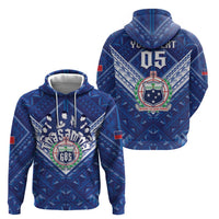 Toa Samoa Rugby Custom Hoodie Samoan Pride With Tribal Pattern - Polynesian Pride