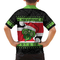 New Zealand Funny Christmas Family Matching Summer Maxi Dress and Hawaiian Shirt Maori Tiki LT05 - Polynesian Pride