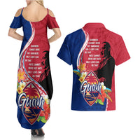 Guam Martin Luther King Jr Day Couples Matching Summer Maxi Dress and Hawaiian Shirt LT05 - Polynesian Pride