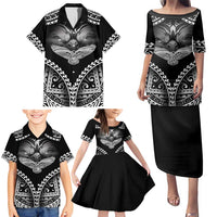 Hawaiian Hawk Family Matching Puletasi and Hawaiian Shirt Polynesian Pattern Style LT05 - Polynesian Pride