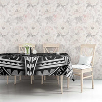 Hawaiian Hawk Tablecloth Polynesian Pattern Style