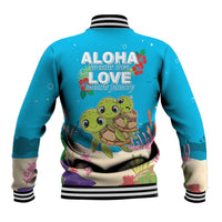 Ohana Hawaii Baseball Jacket Kawaii Family Turtle