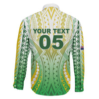 Custom Cook Islands Rugby Family Matching Mermaid Dress and Hawaiian Shirt Unique Style White Version - Polynesian Pride