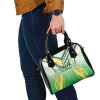 Cook Islands Rugby Shoulder Handbag Unique Style White Version - Polynesian Pride