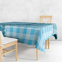 Blue Hawaii Palaka Tablecloth Hawaiian Honohono Lei