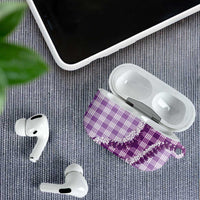 Violet Hawaii Palaka AirPods Case Hawaiian Honohono Lei