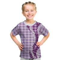 Violet Hawaii Palaka Kid T Shirt Hawaiian Honohono Lei
