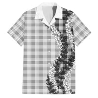 Gray Hawaii Palaka Family Matching Mermaid Dress and Hawaiian Shirt Hawaiian Honohono Lei LT05 Dad's Shirt - Short Sleeve Gray - Polynesian Pride