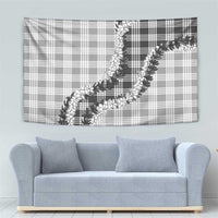 Gray Hawaii Palaka Tapestry Hawaiian Honohono Lei