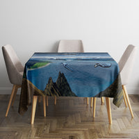New Zealand Wanaka Air Show Tablecloth With Maori Pattern