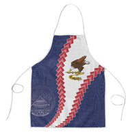 American Samoa Eagle Apron Polynesian Tribal Pattern Curve Style