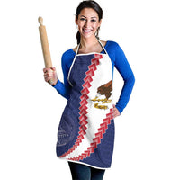 American Samoa Eagle Apron Polynesian Tribal Pattern Curve Style