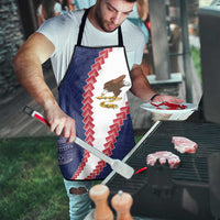 American Samoa Eagle Apron Polynesian Tribal Pattern Curve Style