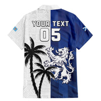 Fiji And Scotland Rugby Custom Family Matching Mermaid Dress and Hawaiian Shirt Fijian Palm Tree With Thistle Together LT05 - Polynesian Pride
