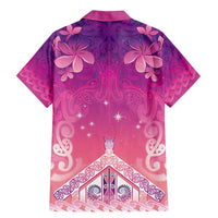 New Zealand Matariki Family Matching Mermaid Dress and Hawaiian Shirt Maori Marae Purple Galaxy LT05 - Polynesian Pride