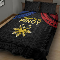 Philippines Independence Day Quilt Bed Set Proud To Be Pinoy